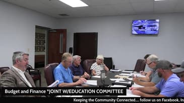 Financial Management &  Budget and Finance *JOINT MEETING W/EDUCATION COMMITTEE