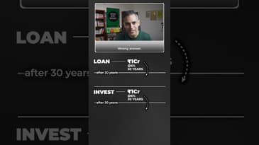 LOAN na leke INVEST kiya hota toh?! | Ankur Warikoo #shorts