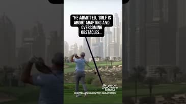 Bryson Dechambeau's golf swing vs Dubai Cityscape