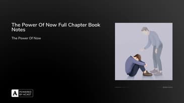 The Power Of Now Full Chapter Book Notes