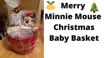 Merry Minnie Mouse Christmas Baby Basket | The Janay Wells Show