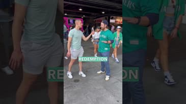 Mariners fans want their REVENGE 🤯 #shorts #baseball #mlb #seattle #mariners #interview #astros