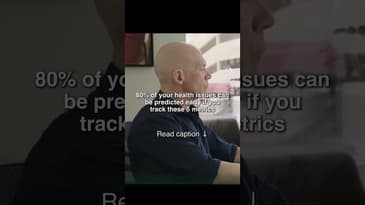 80% of your health issues can be predicted early if you... #longevity #wearabletech