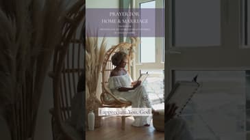 Prayer for Marriage and Home #prayer