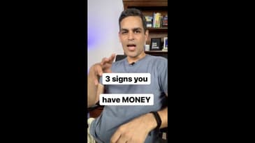 3 Signs You Have Money | Ankur Warikoo #Shorts