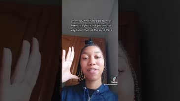 When A Tall Girl Wears Heels #tall #shorts