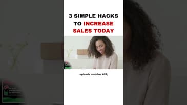 Three Simple Hacks To Increase Sales Today #shorts