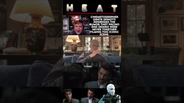 #cinematographer #dantespinotti talks #alpacino and #robertdeniro in  #heat #fyp #shorts #90smovies