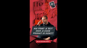 Hoe praat ik best over mijn eigen product? | #justaskmichael