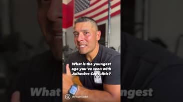 Youngest athlete I’ve seen with adhesive capsulitis | Dr. Chris Garcia