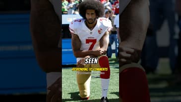 Responding to a comment about kneeling for the national anthem