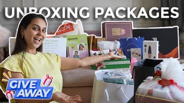 unbox PR with me + GIVEAWAY! | Aanam C