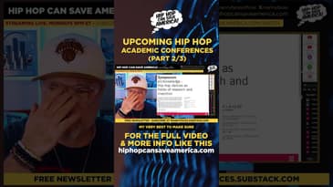 2025 Hip Hop Conferences and CFPs Preview (Part 2/3) #hiphoped #hiphopeducation #shorts