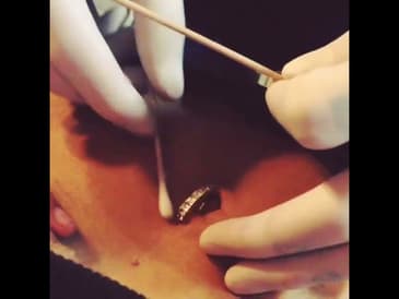 TW! Belly button piercing again! #shorts #throwback #piercing #tbt