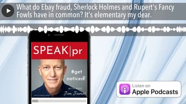 What do Ebay fraud, Sherlock Holmes and Rupert's Fancy Fowls have in common? It's elementary my dea