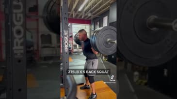 275LB X 5 Back Squat | Dr. Chris Garcia