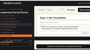 How To Use The Leadership Interactive Planner
