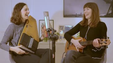 Flowers - Miley Cyrus Autoharp Cover (ft. Rosa Salamon)