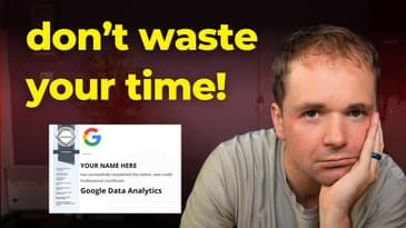 Why Getting Data Certifications Is An AWFUL Idea