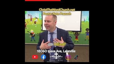 John 9: Are We Also Blind?