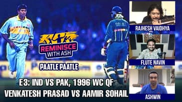 Venkatesh Prasad vs Aamir Sohail | Ind vs Pak | 1996 WC | Paatle Paatle | R Ashwin | E3