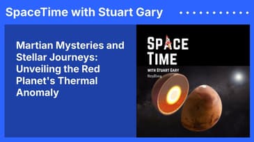 Martian Mysteries and Stellar Journeys: Unveiling the Red Planet's Thermal Anomaly