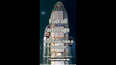 Fuel oil arbitrage - episode at freightuppodcast.com #shorts