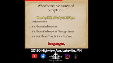 The Metanarrative of Scripture = Redemption
