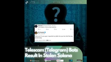 Telescam (#Telegram) Crypto Trading Bots Result In Stolen Solana (OOC)