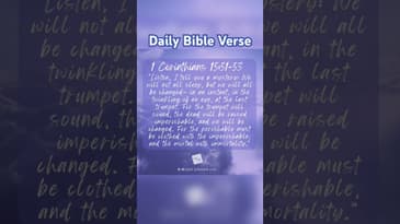 Daily Devotional - 1 Corinthians 15:51-53 - #inspirational #inspiration #bible