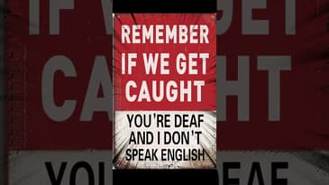 Who knew our real life experiences like this sign would lead to podcasting with my bestie?  🤪🔥💯