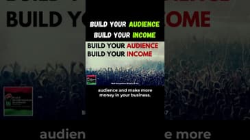 Build Your Audience Build Your Income #shorts - Jay Jones