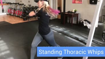 Thoracic Whips in Standing - Improve Trunk, Neck, and Shoulder Mobility