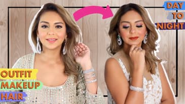 INDIAN WEDDING GUEST MAKEUP TUTORIAL | DAY TO NIGHT LOOK