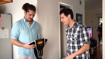 Mr. Survivor 2014 Malcolm Freberg Accepts the Mr. Survivor Championship Belt