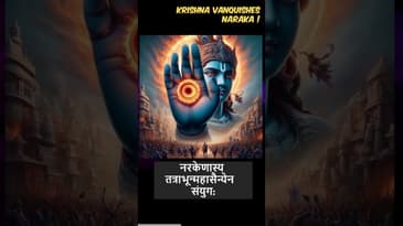 Krishna vanquishes Naraka #Deepavali #Diwali #Naraka #NarakaChaturdashi #Narakasura #stories