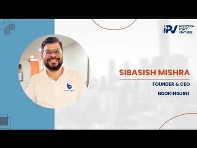 Sibasish Mishra | Founder & CEO - BookingJini | Journey with IPV