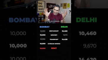 Bombay vs Delhi! The RENT BLEW MY MIND! | Ankur Warikoo #shorts