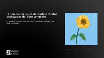 El hombre en busca de sentido Puntos destacados del libro completo