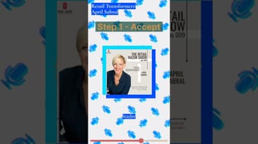 Retail Transformers:  April Sabral on Step One - Accept