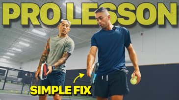 How the Pros Hit the Perfect Two-Handed Backhand Dink In Pickleball