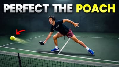 The PERFECT Poach in Pickleball! Win More Points at the Net