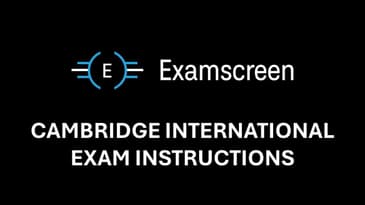 Examscreen: Cambridge International Invigilator Instructions