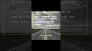 Think suicide in the workplace could never happen at your job? Think again... #mentalhealth #shorts