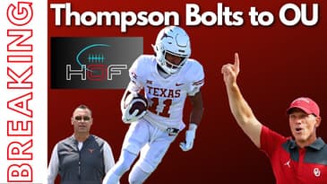 Thompson Bolts Texas, Will Now Play His College Football on the Other Side of the Red River Rivalry