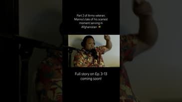 Part 2 of 🇺🇸 Army Veteran Manny and his scariest moment serving in Afghanistan 🇦🇫 💣 #short