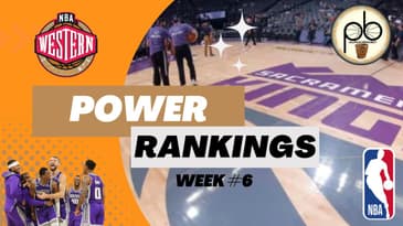 NBA Western Conference Power Rankings for week 6