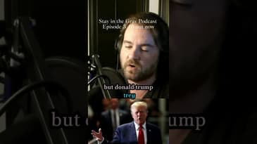 Donald Trump Trial - Legit or a Sham? 🧑⚖️🤷🏼♂️ Stay in the Gray Podcast 🎙️ #podcastshort