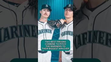 TWO BEST FRIENDS PITCH THE MARINERS TO THE BIGGEST WIN IN FRANCHISE HISTORY