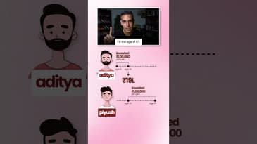 2 Alag INVESTING JOURNEYS - Difference KYA tha?! | Ankur Warikoo #shorts